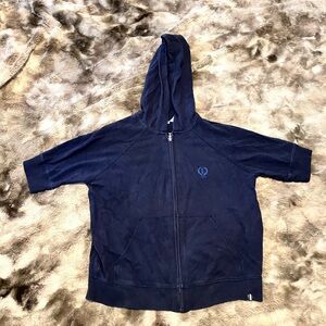 Y2K Izod Short Sleeved ZipUp Hoodie